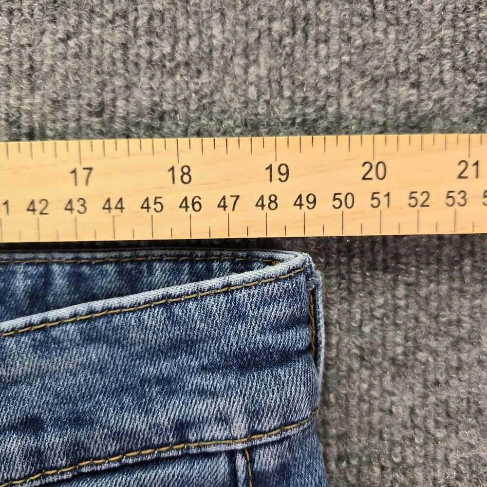 Boss Delaware Slim Fit Jeans Mens 38x34 (38x32) Blue Medium Wash Denim Stretch
